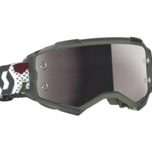 Scott Brille Fury Chrome Camo grün/weiß Glas silb.