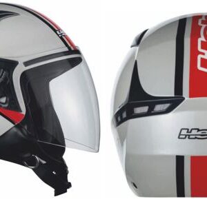 Hebo Scooter CTR II Helm weiss-rot