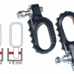 RQF Fußrasten schwarz