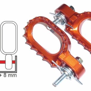 RQF Fußrasten orange