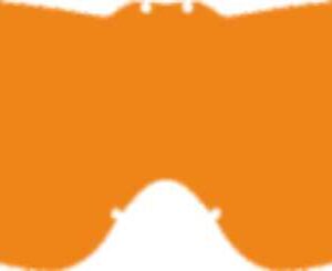 Scott Ersatzglas Lexan Voltage orange
