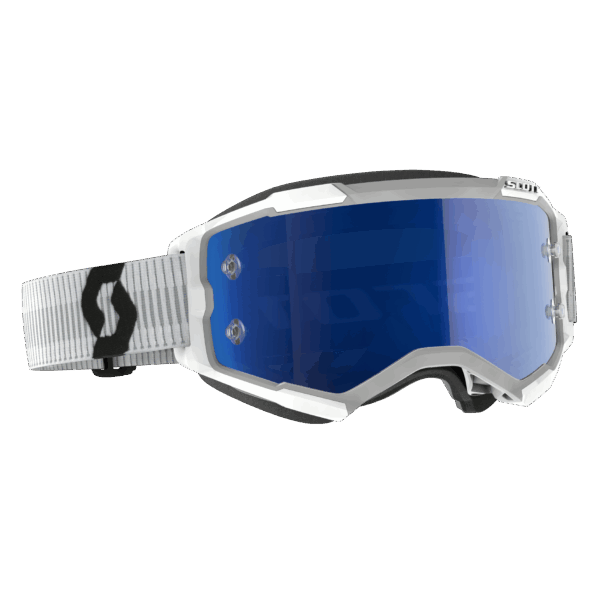 Scott Brille Fury Chrome weiss Glas blau