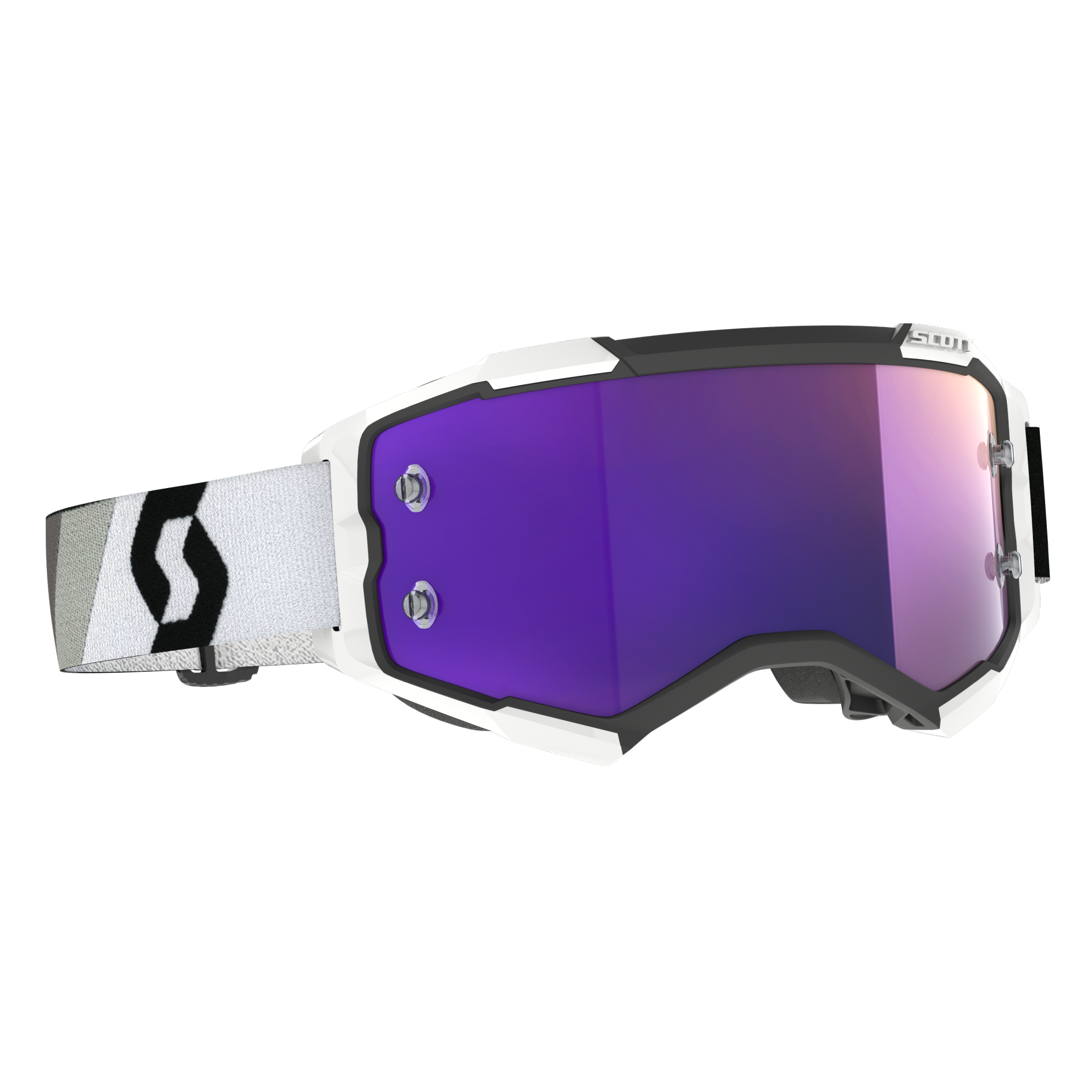 Scott Brille Fury Chrome schwarz/weiss Glas purple