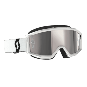 Scott Brille Primal weiss/schwarz Glas silber Chro