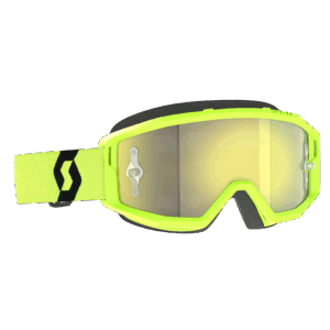 Scott Brille Primal gelb/schwarz Glas gelb Chrom