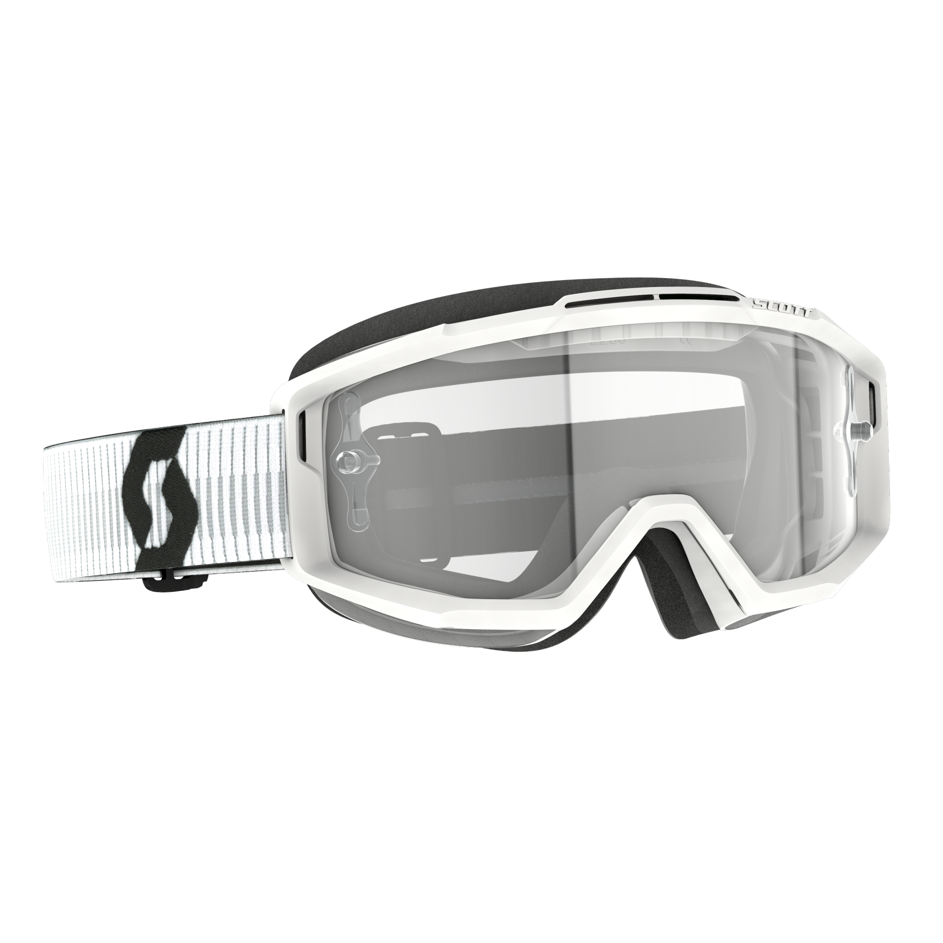 Scott Brille Split OTG weiss / Glas klar