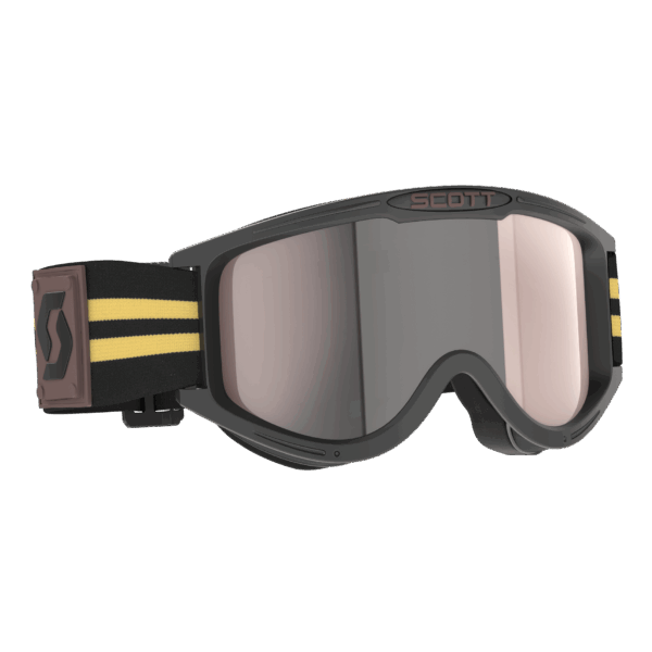 Scott Brille 89X Era schwarz / Glas silber chrom