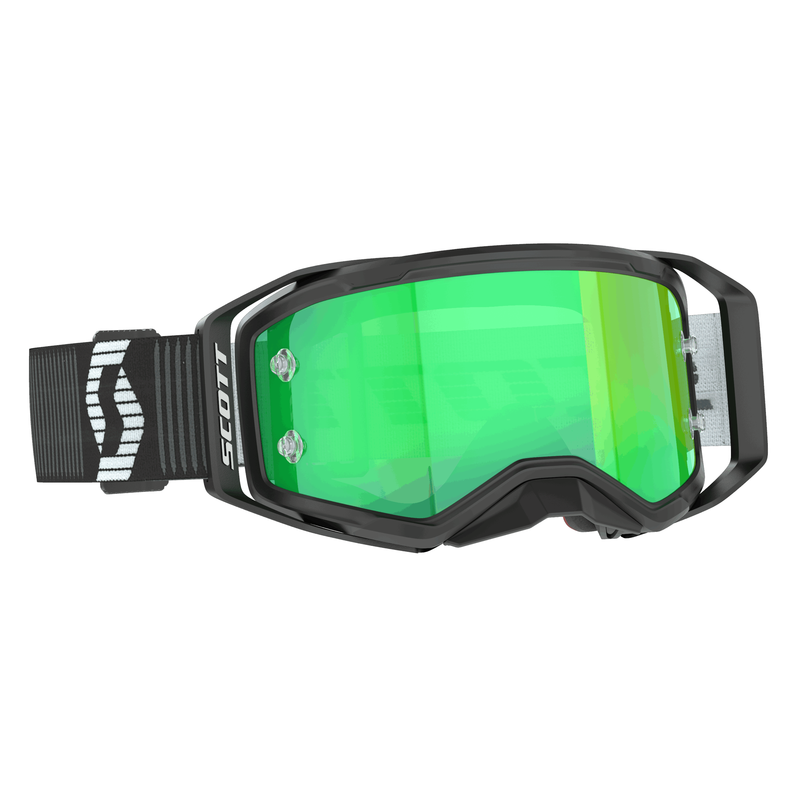 Scott Brille Prospect 2.0 schwarz/weiss / Glas grü