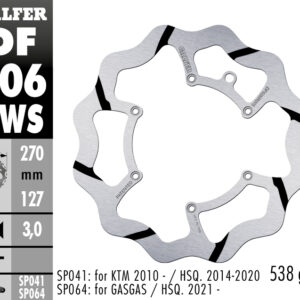 Galfer Bremsscheibe KTM / Husqvarna vorn Grooved O