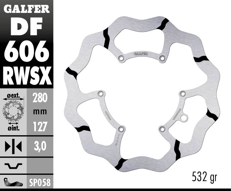 Galfer Bremsscheibe KTM / Husqvarna vorn Grooved O