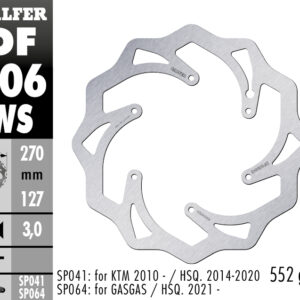 Galfer Bremsscheibe KTM / Husqvarna vorn Oversize