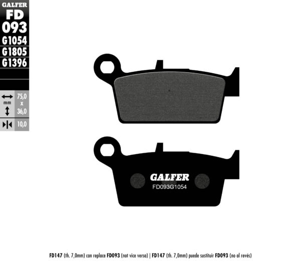 Galfer Bremsbelag Semi Metal Honda / Kawa / Suzuki