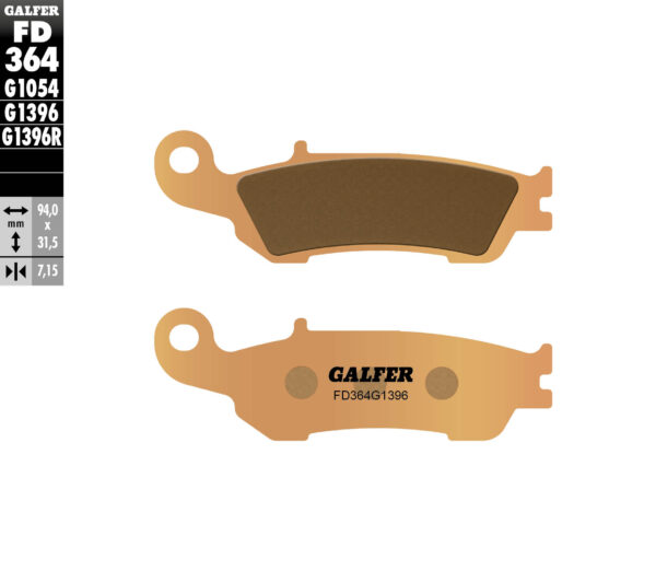 Galfer Bremsbelag Sinter Yamaha vorn bis 19