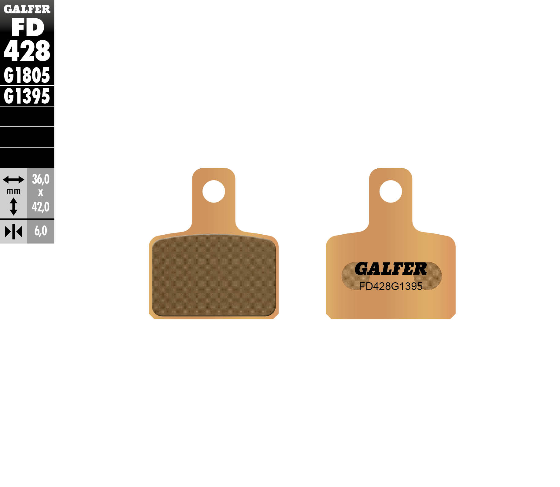 Galfer Bremsbelag Trial Beta hinten EVO RACING