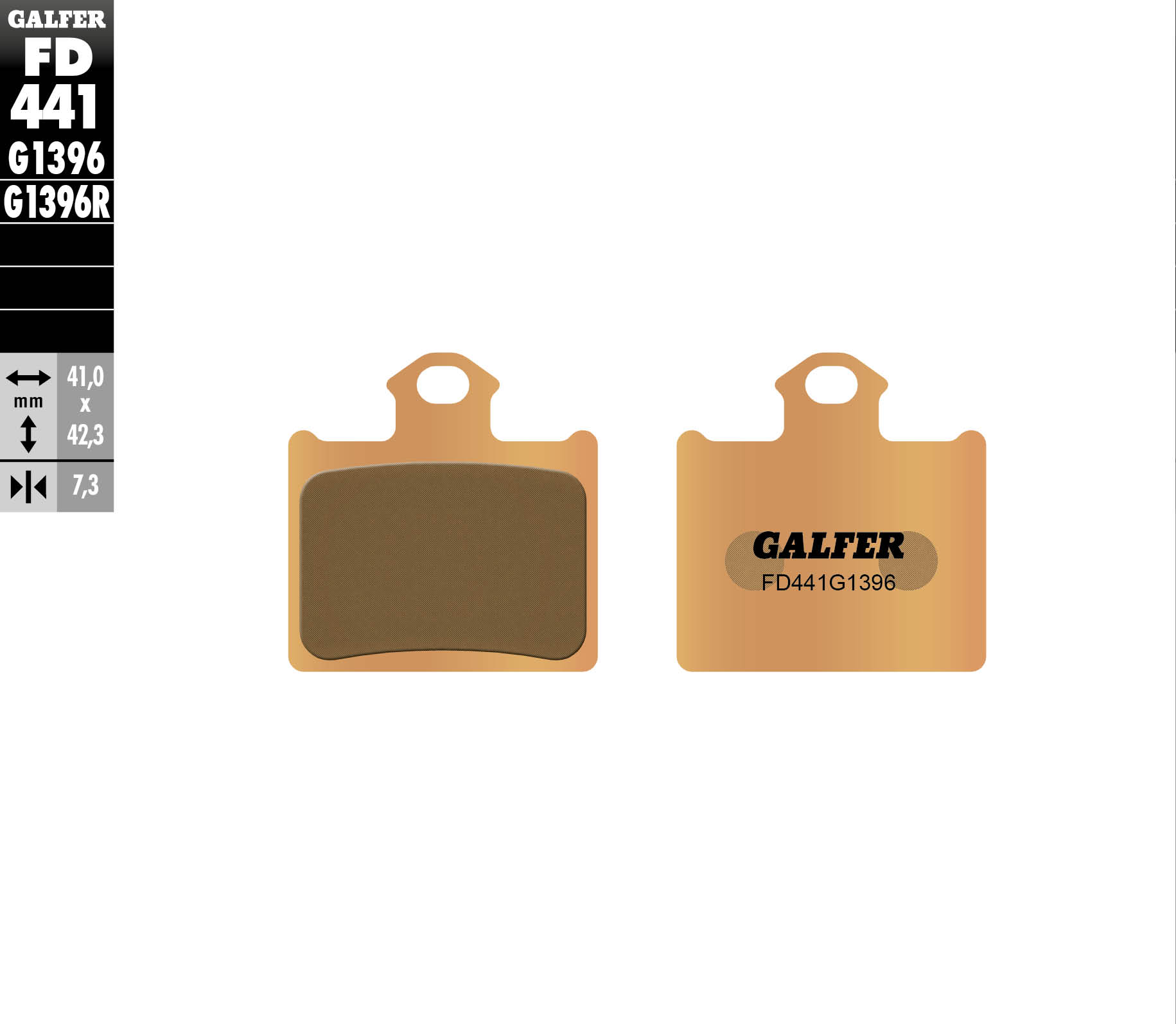 Galfer Bremsbelag Sinter KTM/Husqv. 85ccm hinten