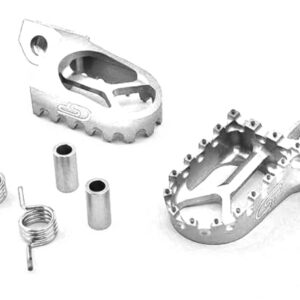 CSP Fußraste Standard zurückversetzt mit Pins silb