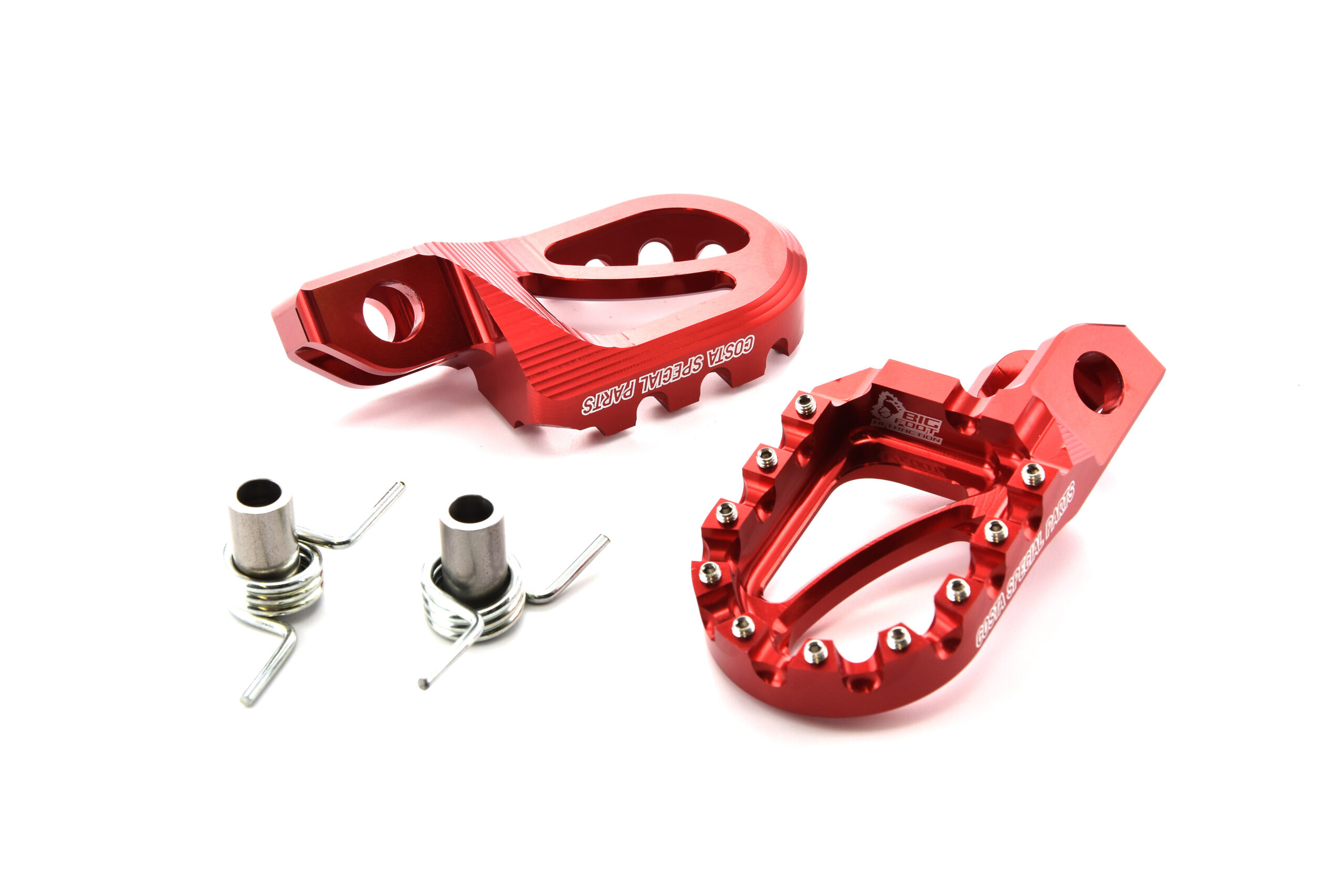 CSP Fußraste Big Foot zurückversetzt rot