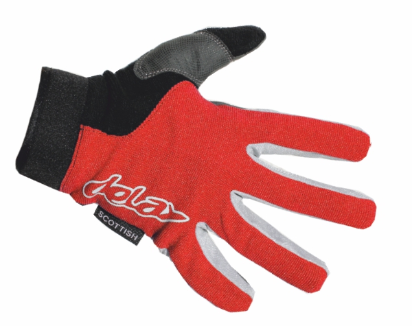 Delay Handschuh Kinder rot
