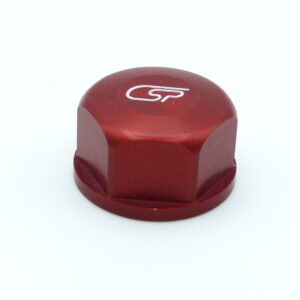 CSP Steckachsenmutter Kawa/Suzuki vorn rot