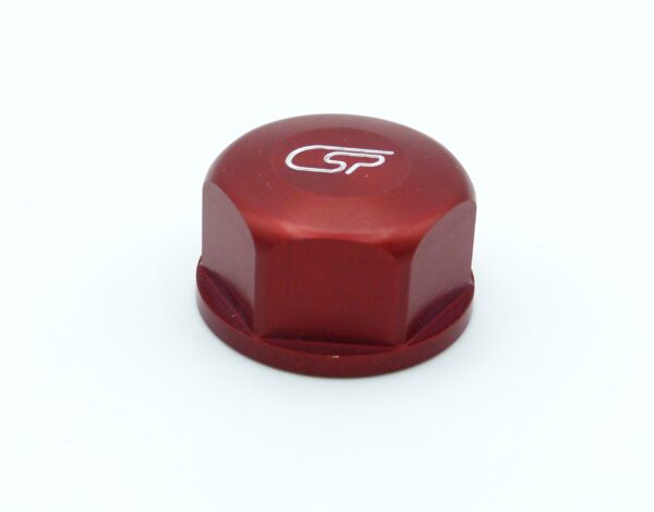 CSP Steckachsenmutter Kawa/Suzuki vorn rot