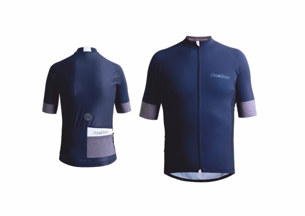 Hebo Jersey Badlands Kurzarm blau