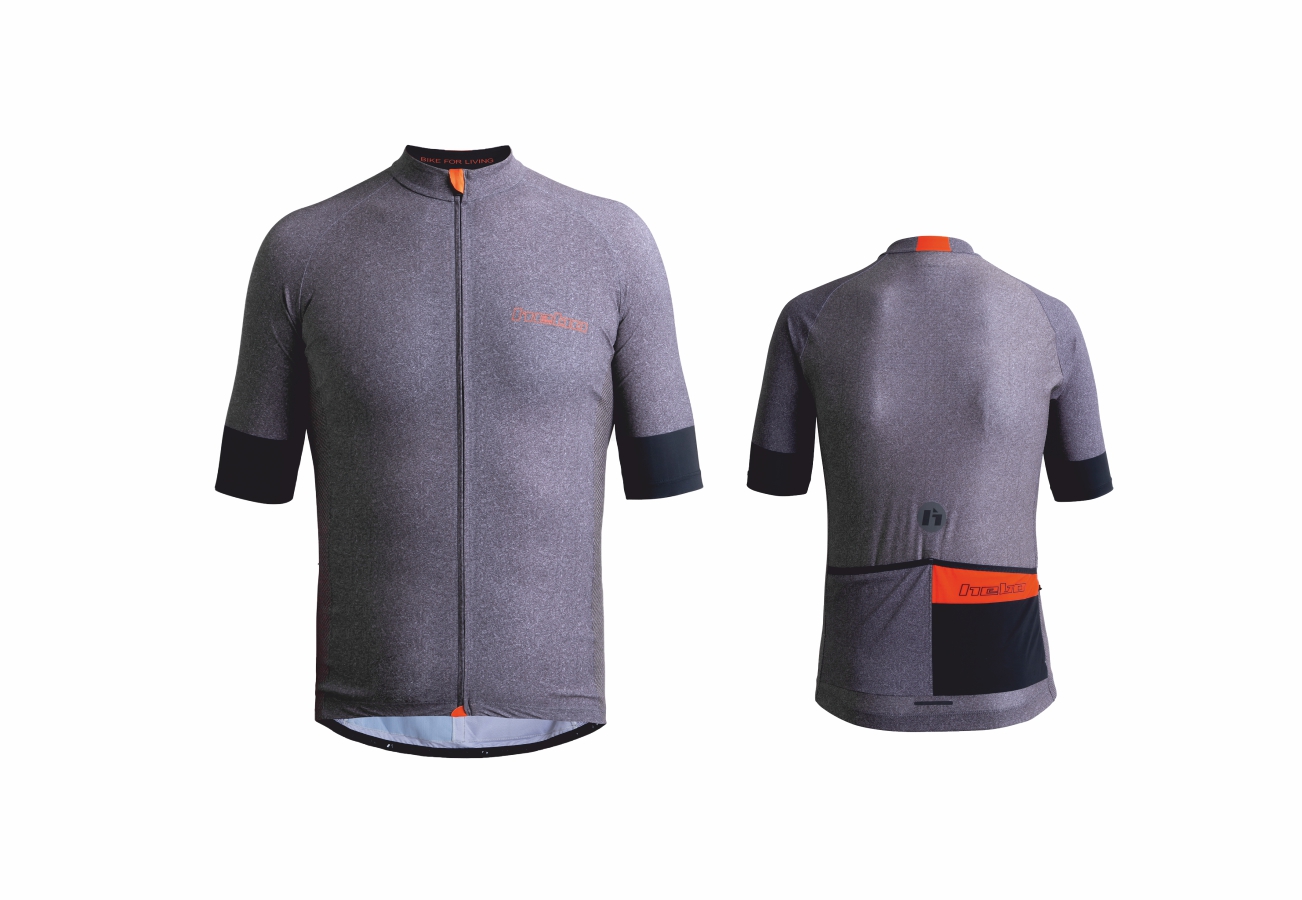 Hebo Jersey Badlands Kurzarm grau