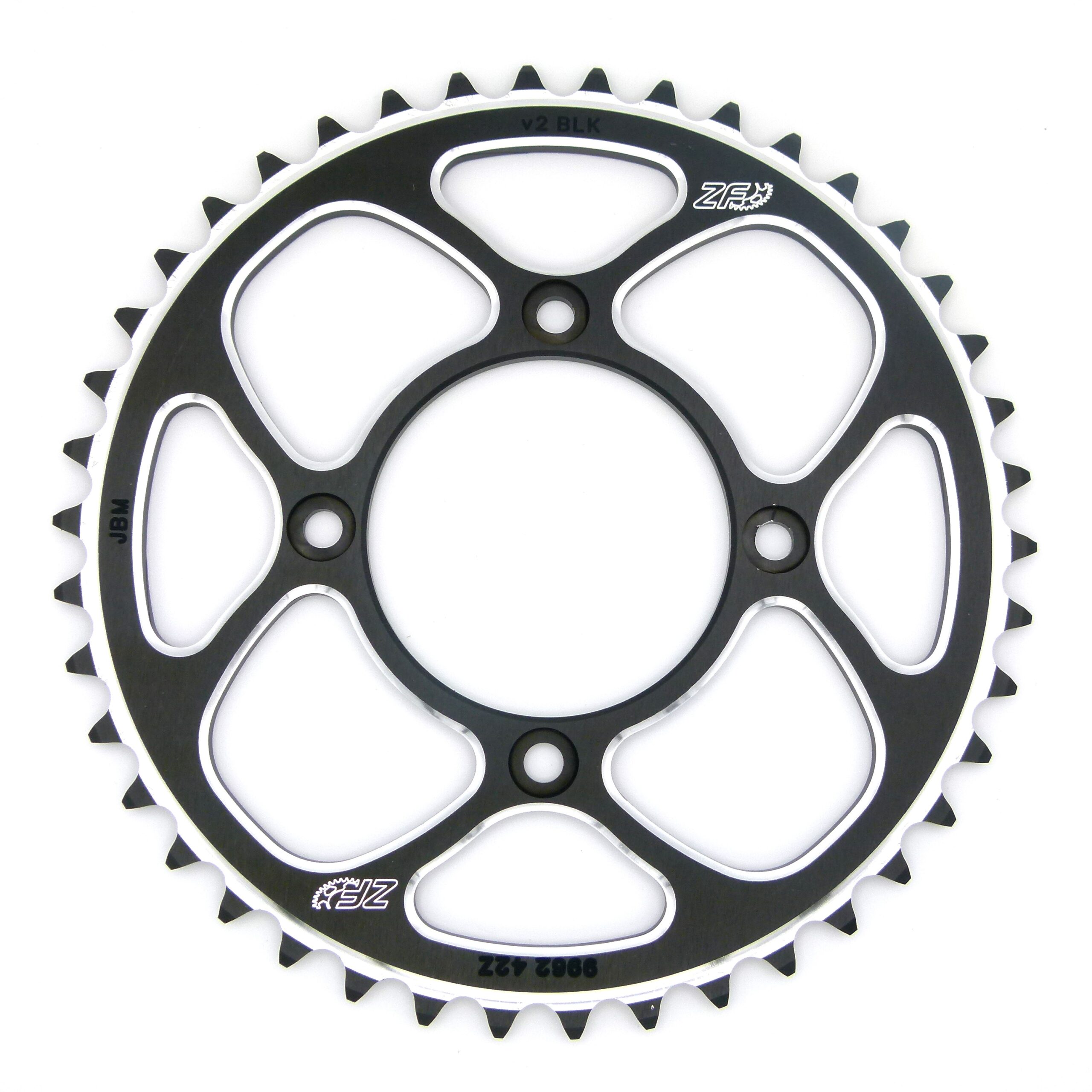 ZF Kettenrad Trial 4-Loch schwarz 42 Z.