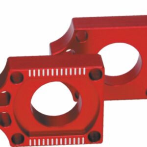 WRP Rad-Kettenspanner Kawasaki KX / KXF ab 05 rot