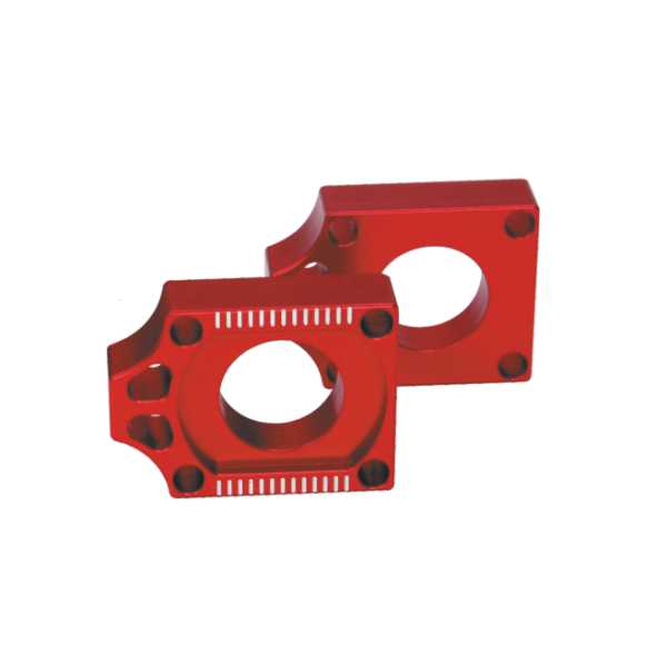 WRP Rad-Kettenspanner Yamaha YZ / YZF ab 01 rot