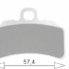 WRP Bremsbelag Braktec Monoblock BK 2 vorn